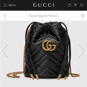 Brand new Gucci mini bucket bag. Still in box and with receipt. never used